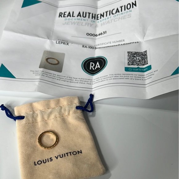 Louis Vuitton Alliance Monogram Infini Ring Yellow Gold - Picture 7 of 8